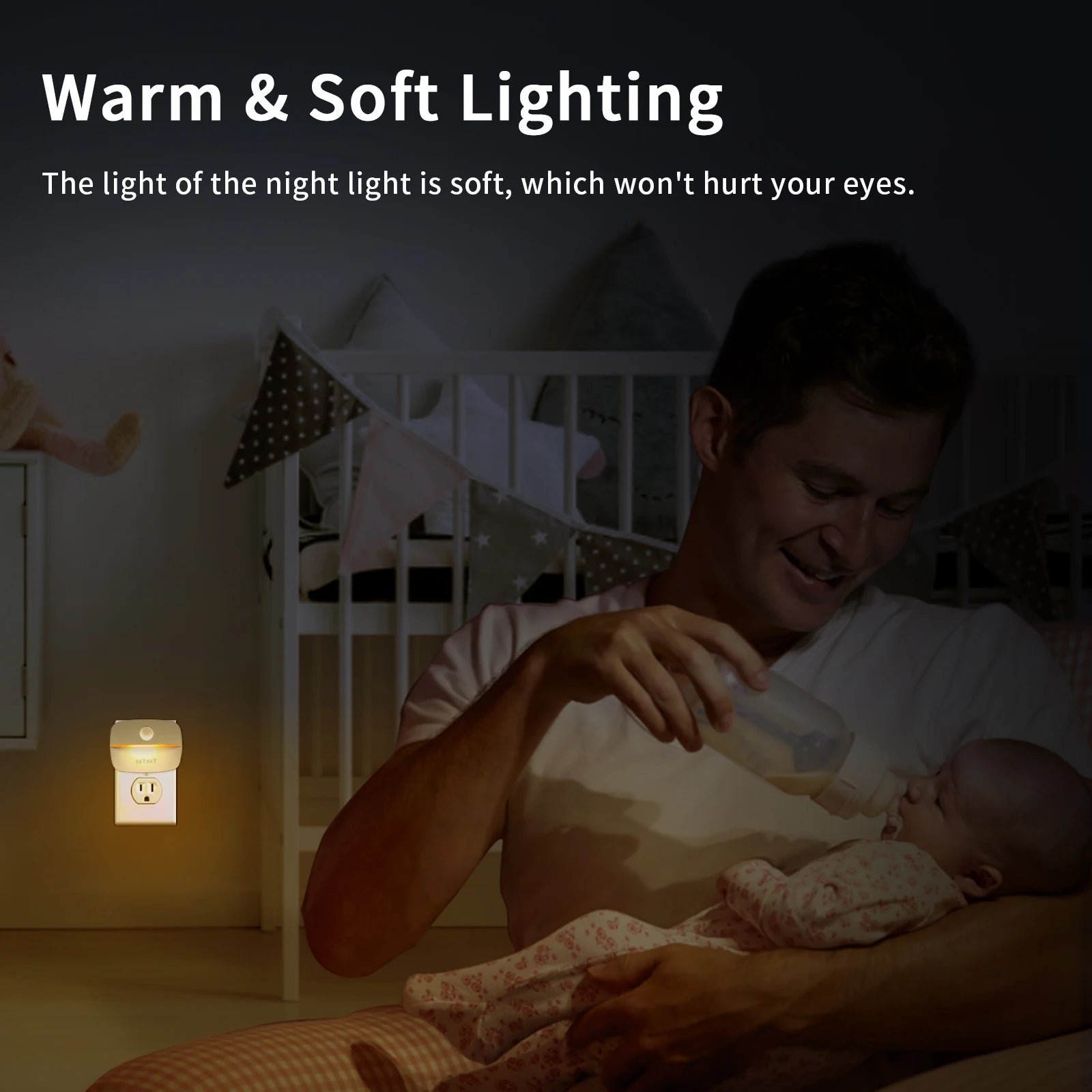 GlideMotion Plug-In Motion Sensor Night Light