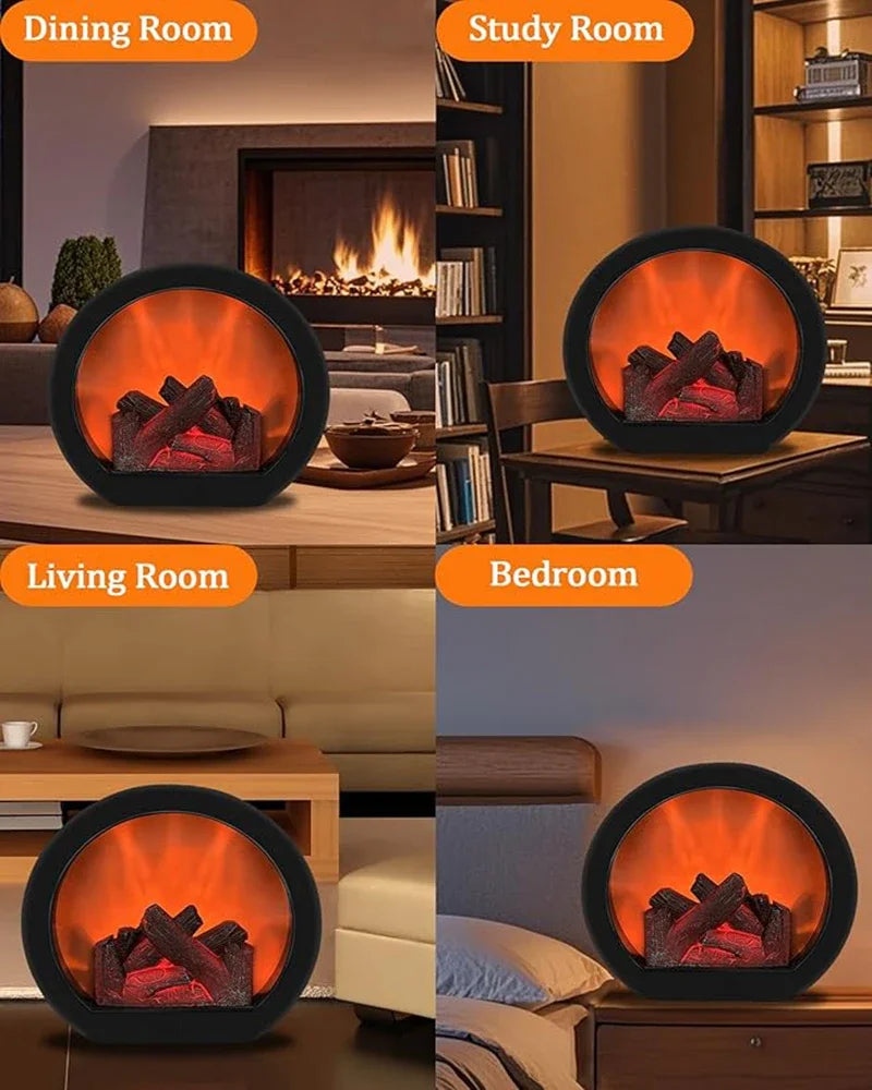 Mini USB Fireplace Lamp