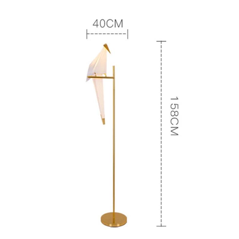 Aves Perch LED Floor, Table, Wall Lamp