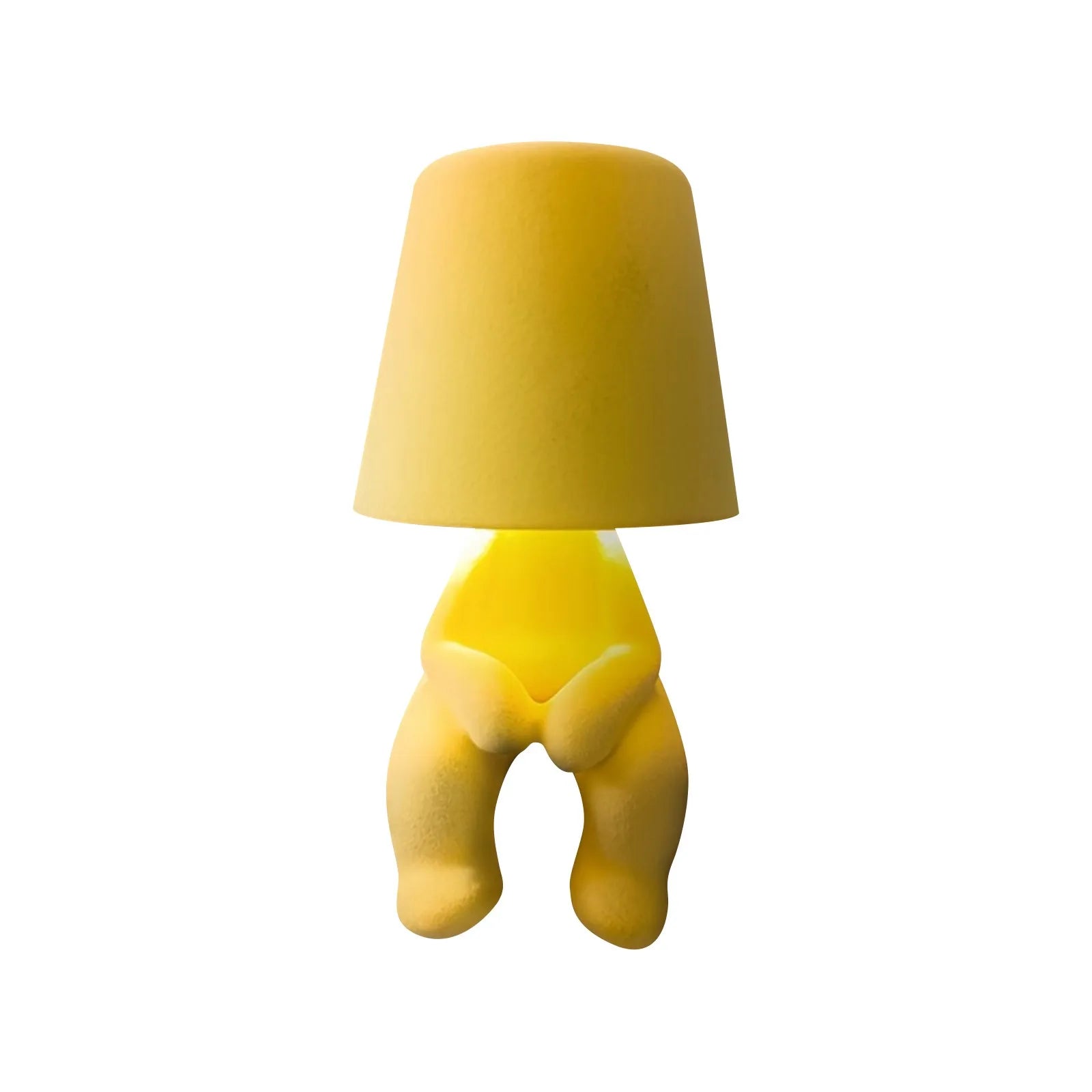 Flocked Figurine Touch Lamp