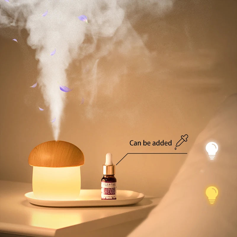 Mushroom-Shaped Humidifier with Nightlight