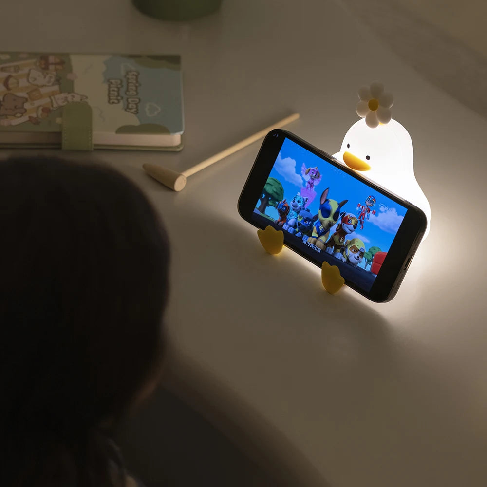 Blossom Duck Silicone Night Light