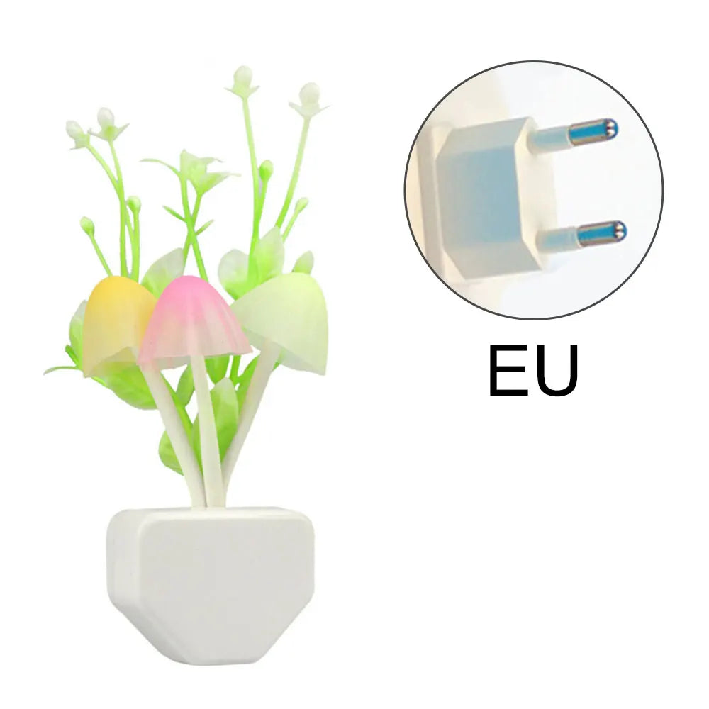 Mushroom Flower Bouquet Plug-In Nightlight