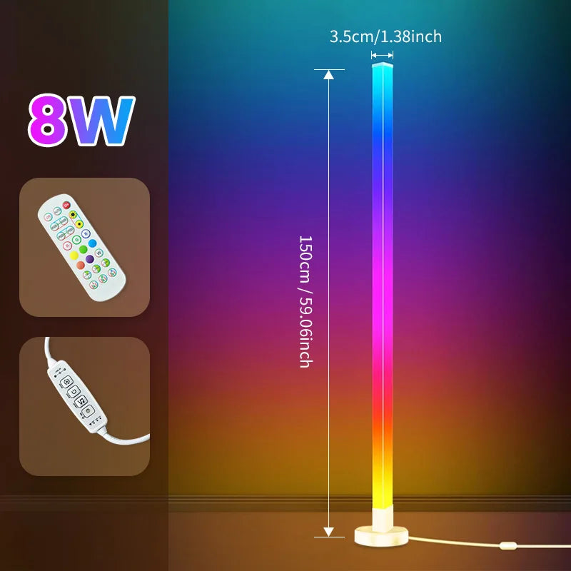 LUMINA BEAM – Smart RGB Floor & Table Lamp with Music Sync