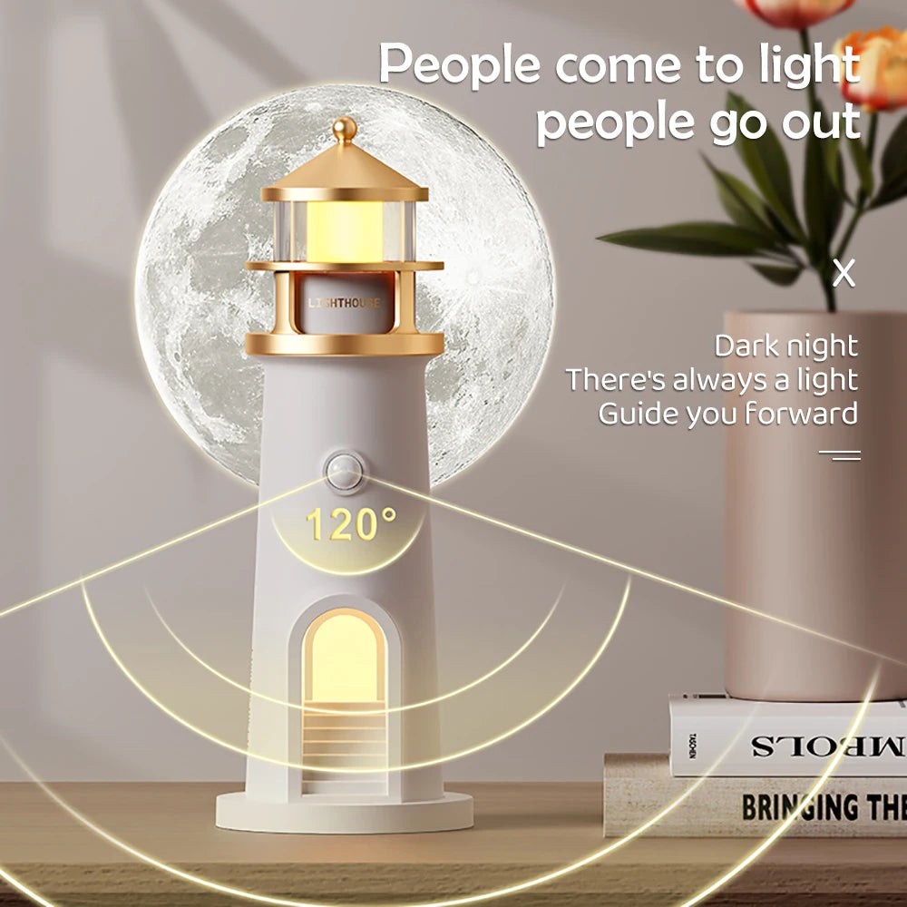 Lighthouse Moon Projection Nightlight