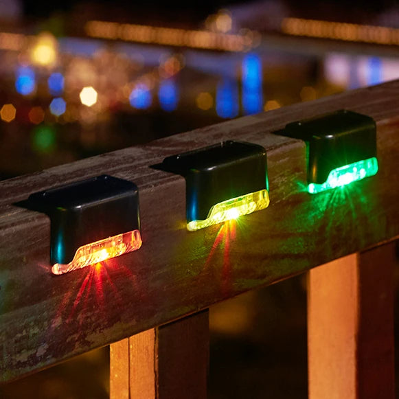 Solar Stair Step Outdoor Garden Light Color-Changing variant product view