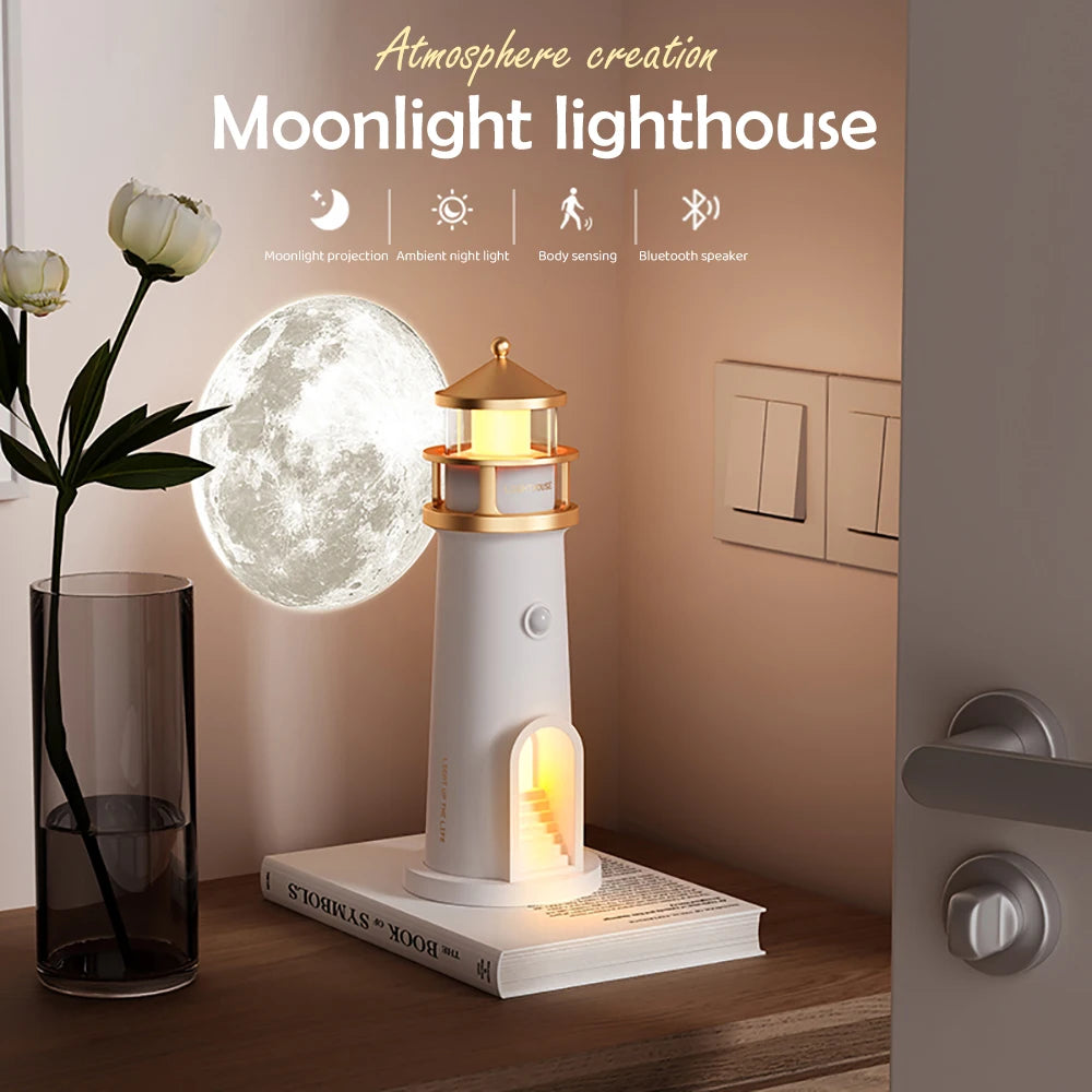 Lighthouse Moon Projection Nightlight
