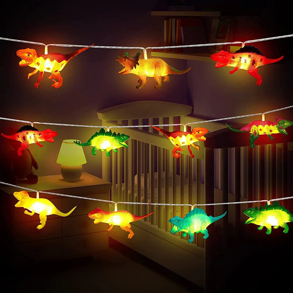 LED Dinosaur String Lights