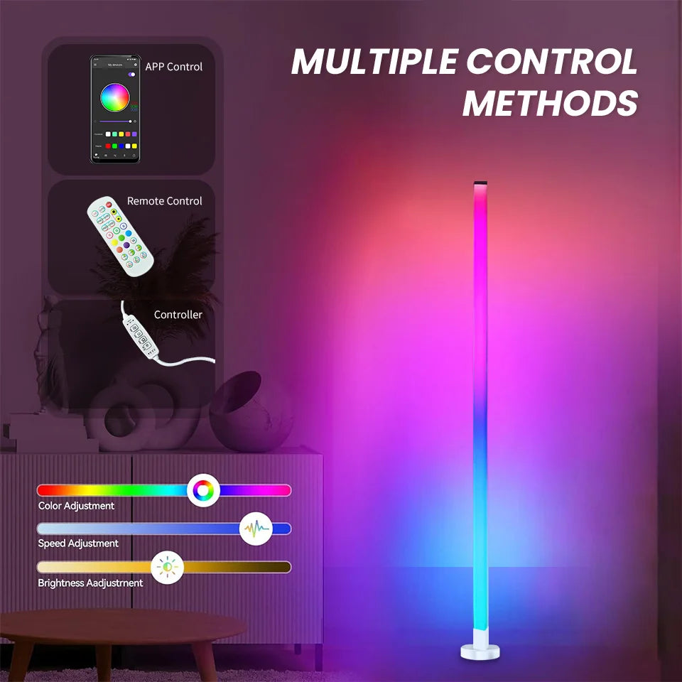 LUMINA BEAM – Smart RGB Floor & Table Lamp with Music Sync