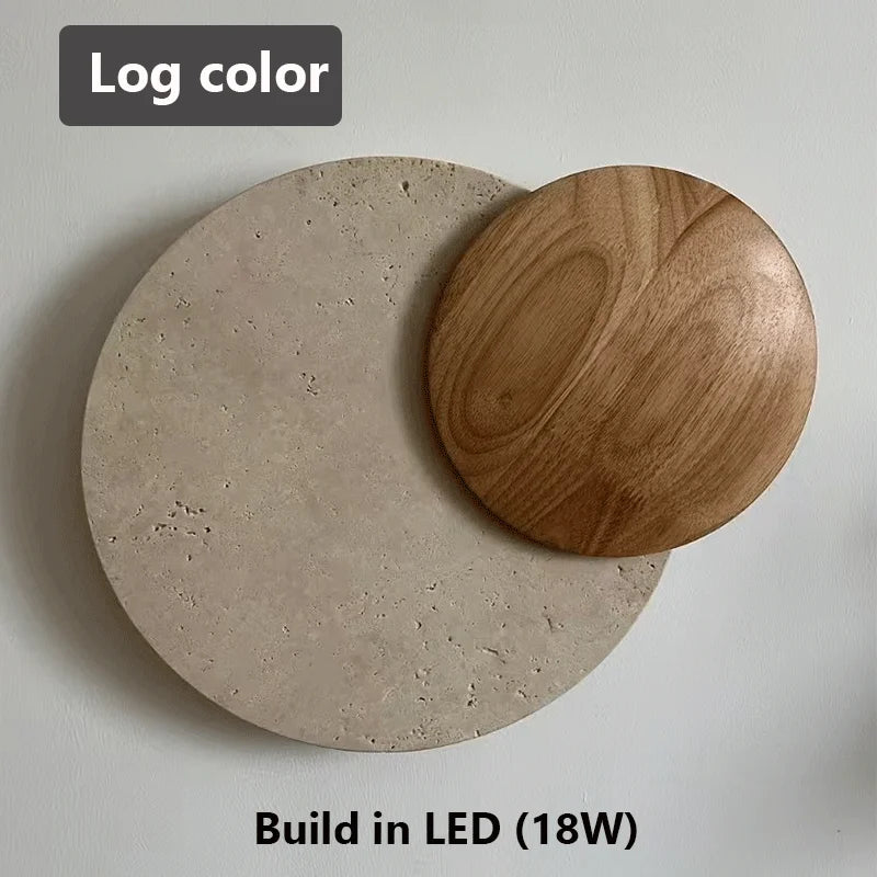 Soluna Travertine Wall Light