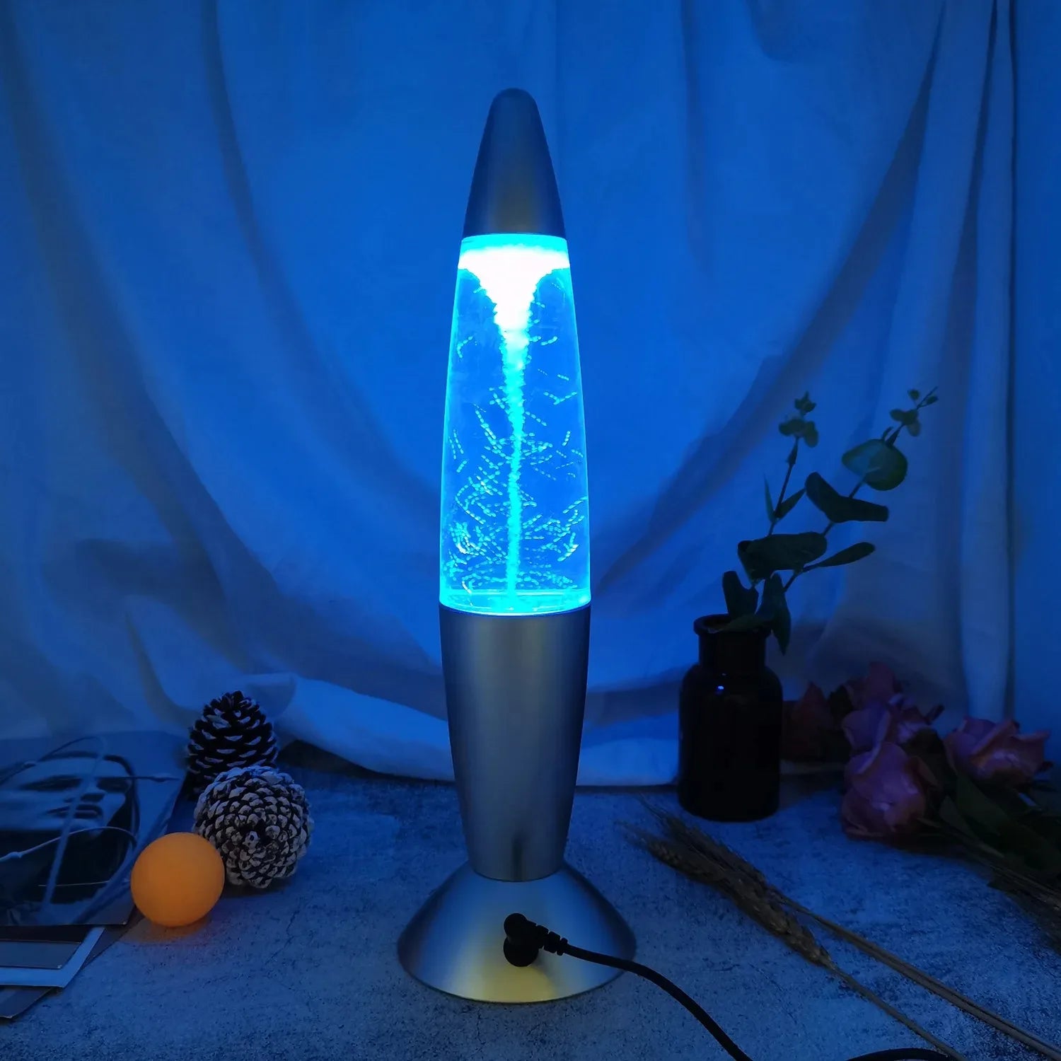 Tornado Vortex LED Lamp – Mesmerising Spinning Light Ornament with USB & Battery Power