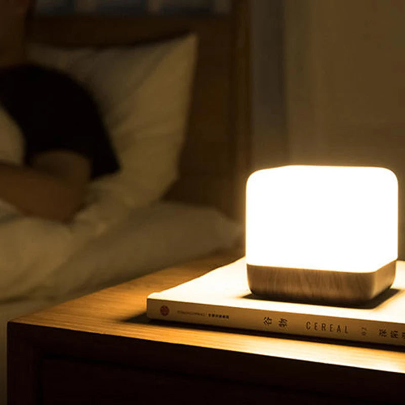 GlowCube Portable Touch Night Light