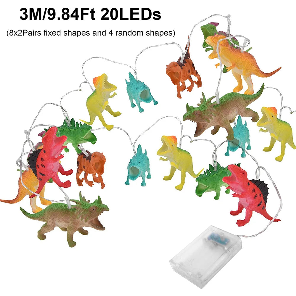 LED Dinosaur String Lights
