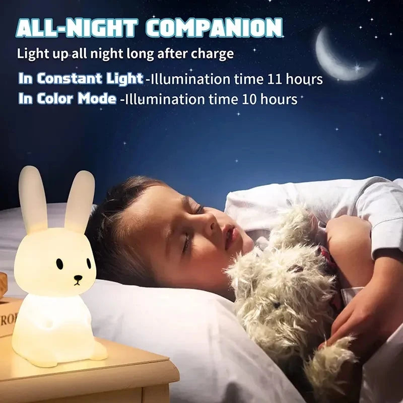 BunnyGlow Silicone Night Light