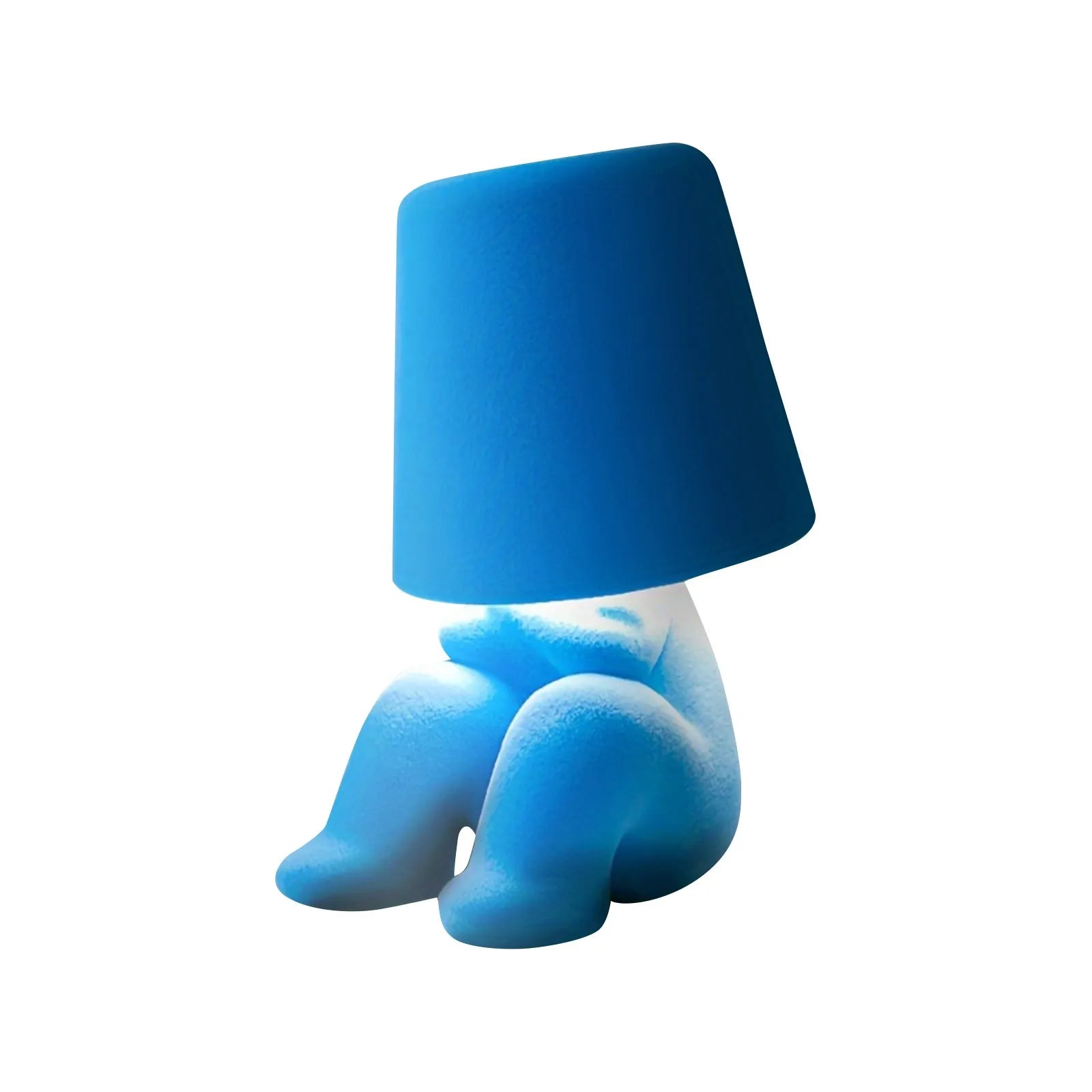 Flocked Figurine Touch Lamp