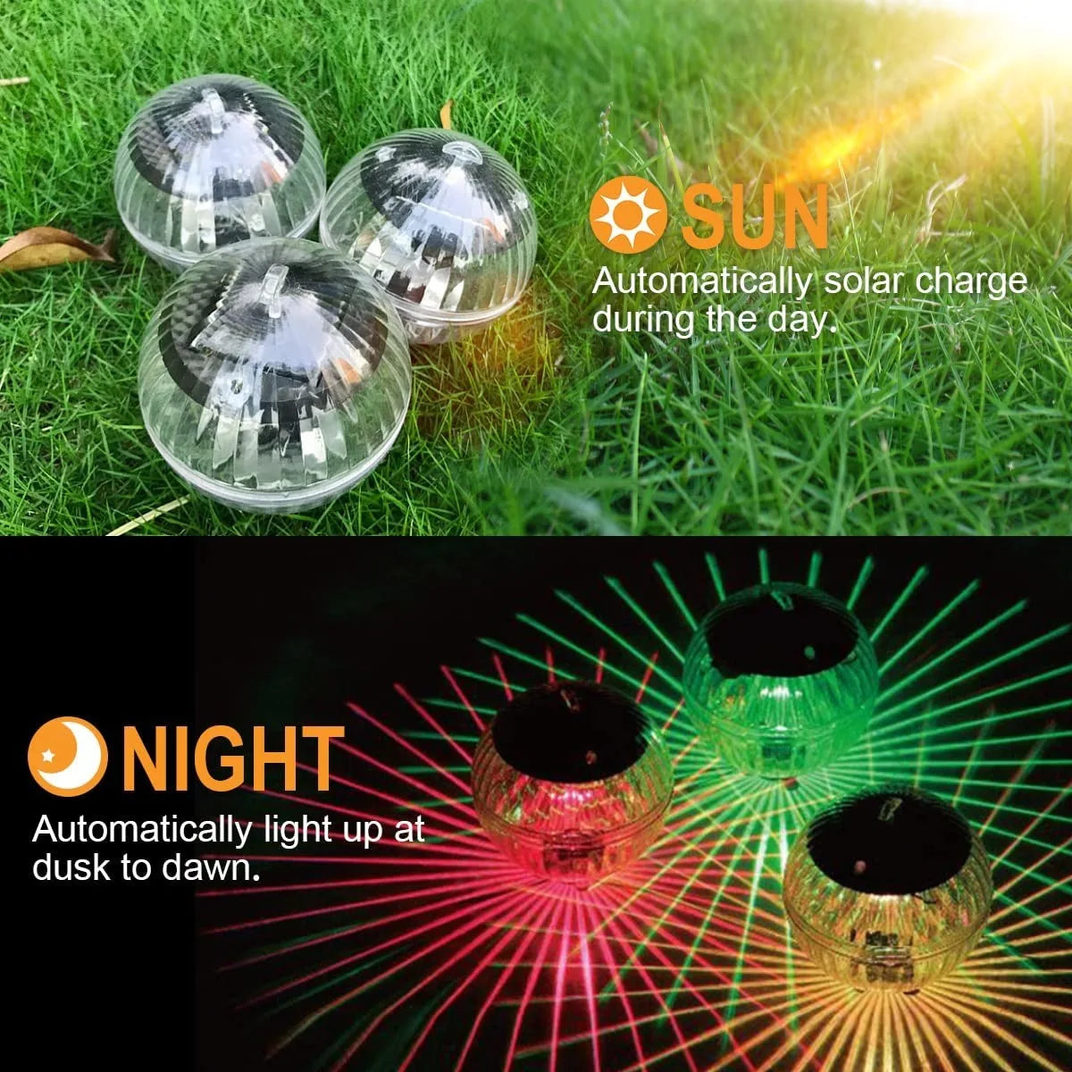 LumiFloat Solar Pool Light