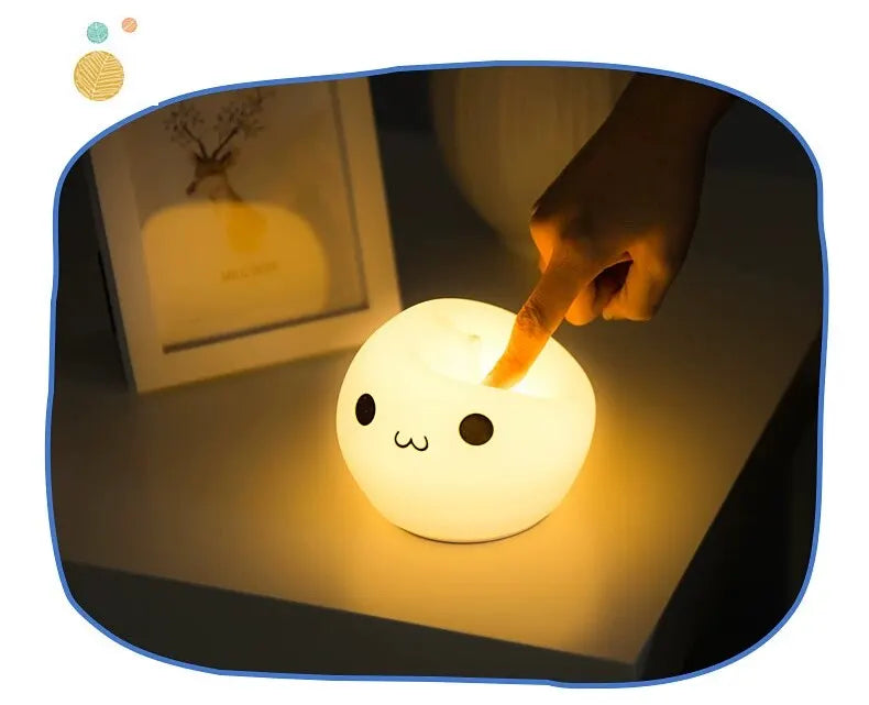 Kawaii Raindrop Silicone Nightlight
