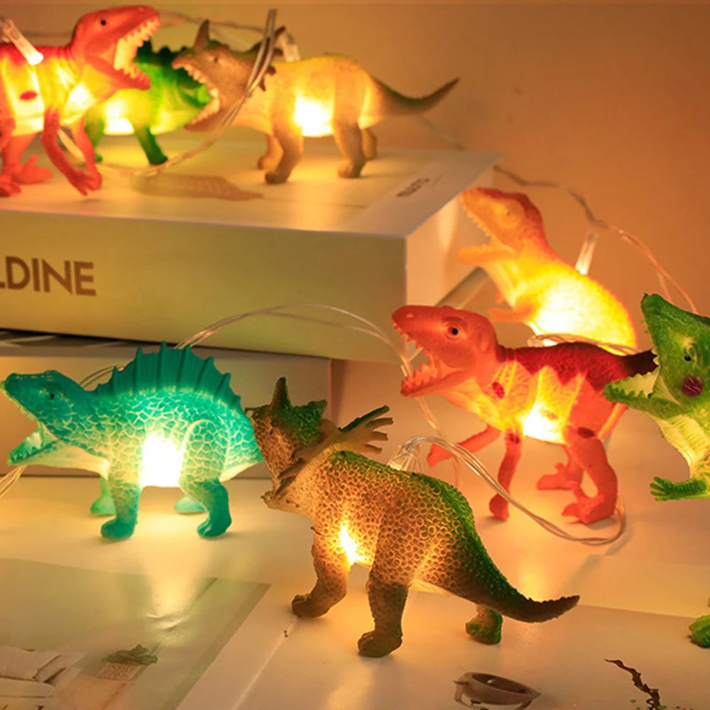 LED Dinosaur String Lights