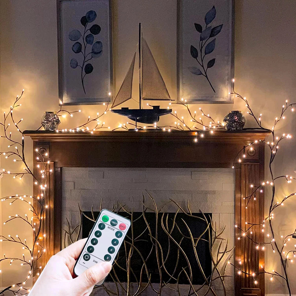 Bendable Willow Vine Lights 72/96 LEDs