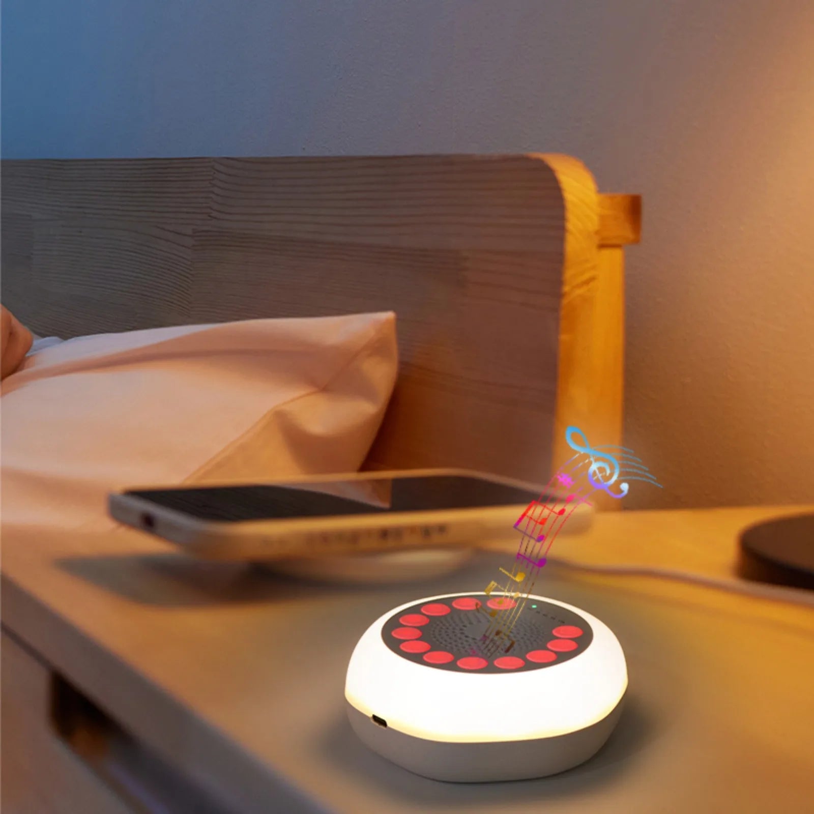 LullabyGlow Sound Machine & Nightlight
