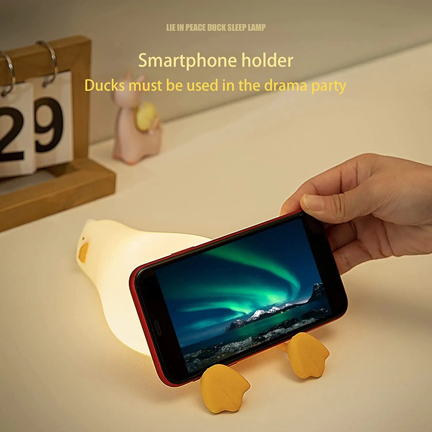 Cozy Duck Silicone Night Light
