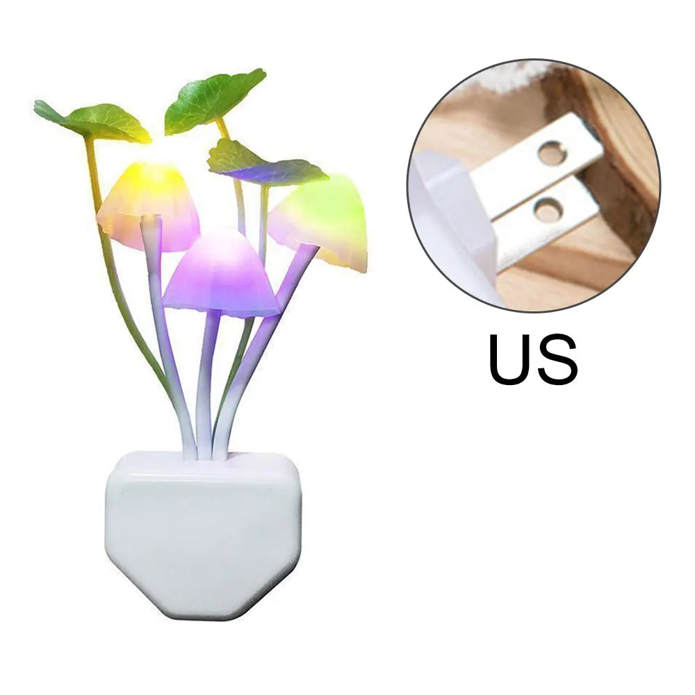 Mushroom Flower Bouquet Plug-In Nightlight