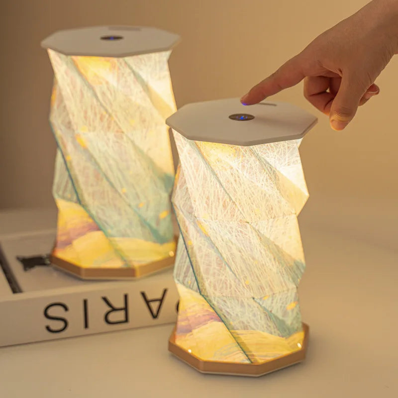 Origami Folding Paper Lamp