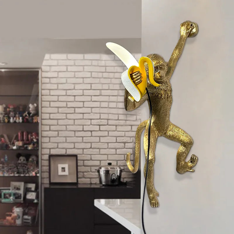Banana Wall Light close-up product view