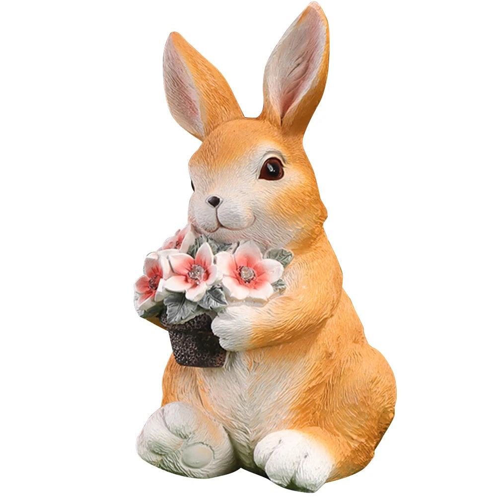 Garden Glow Solar Rabbit