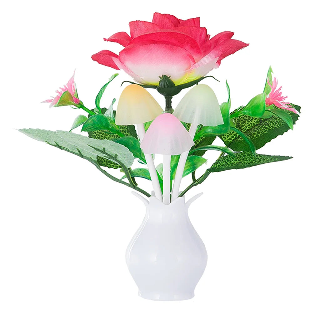 Mushroom Flower Bouquet Plug-In Nightlight