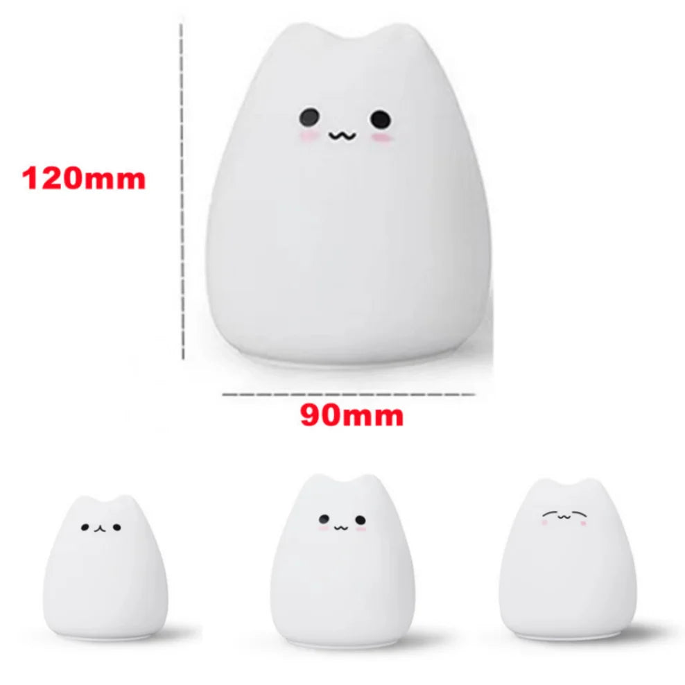 Kawaii Cat Touch Nightlight