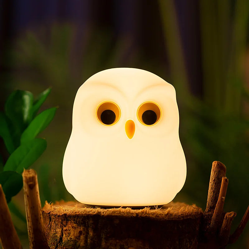 GlowOwl Silicone Night Light