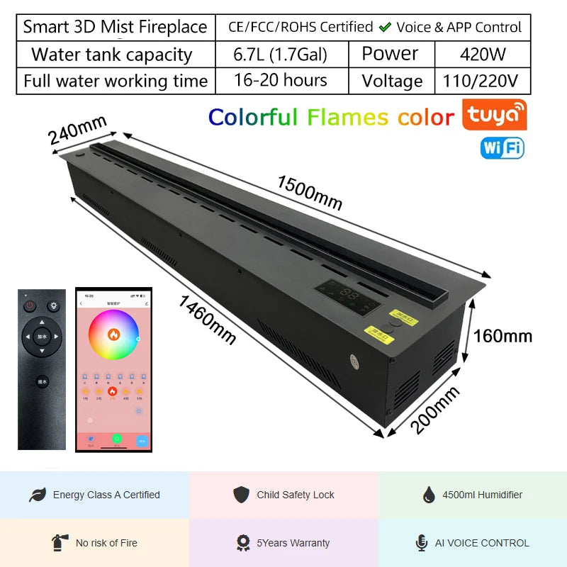 Wood LED Candle Light Color-Changing variant product view