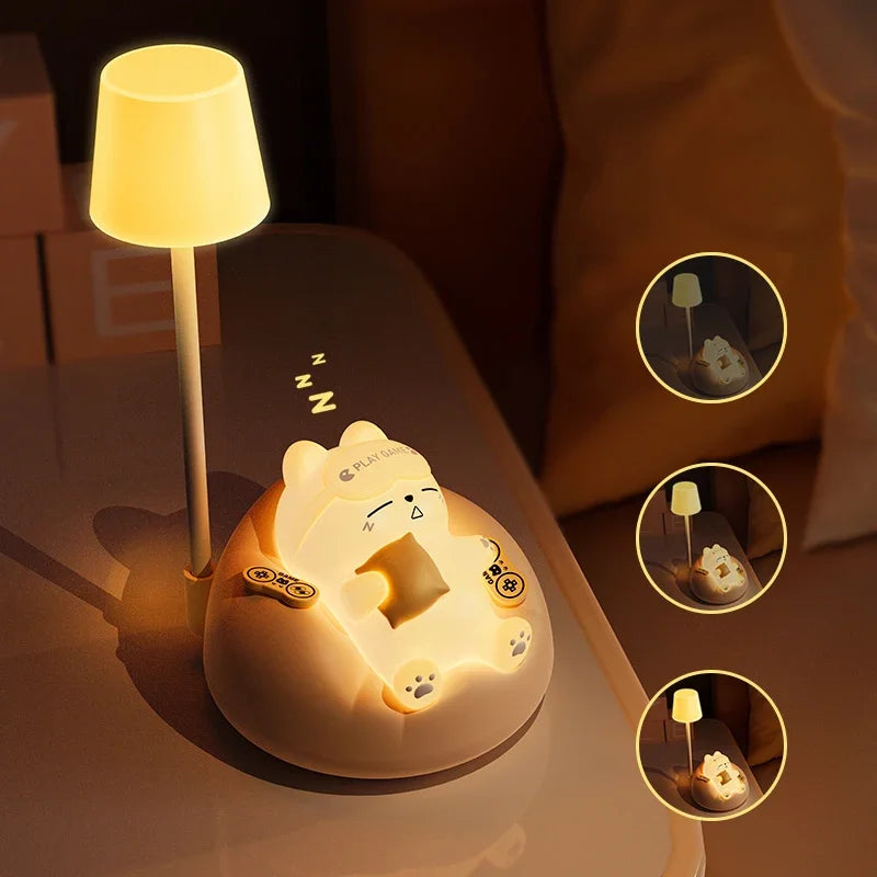 Sleeping Kitty Rechargeable Nightlight