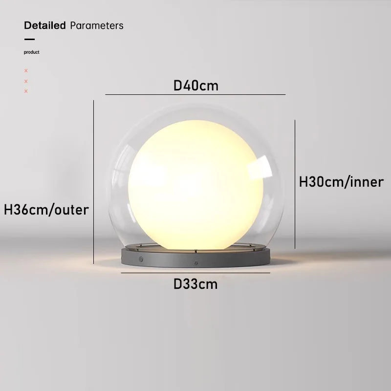 Moonrise Pillar LED Garden Light – Outdoor Waterproof Round Landscape Fixture