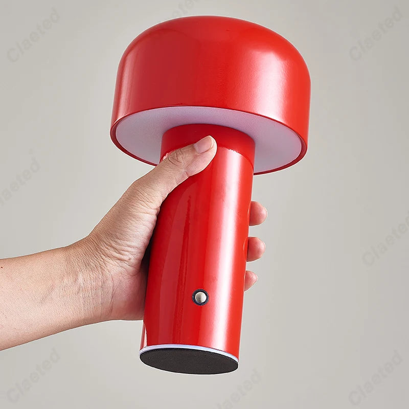 Portable Stylish Mushroom Lamp – USB Rechargeable & Touch Control