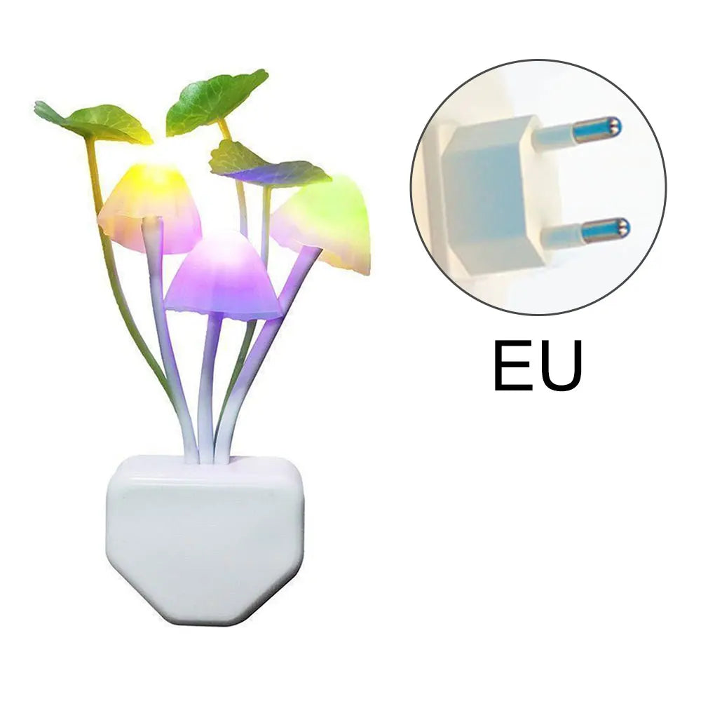 Mushroom Flower Bouquet Plug-In Nightlight
