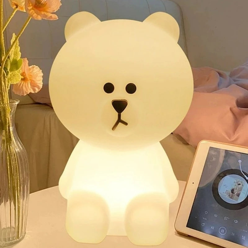 Huggable Bear Nightlight – Soft Glow for Cozy Evenings