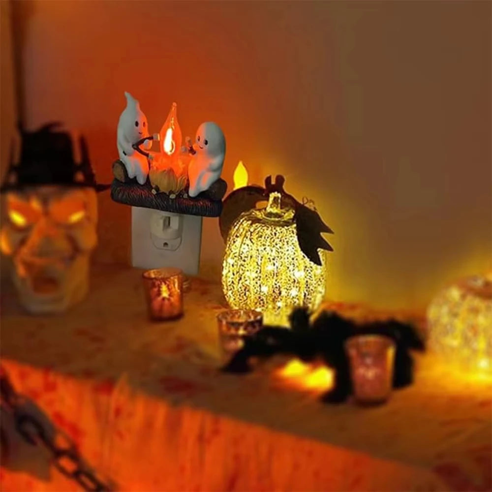Ghost Campfire Nightlight