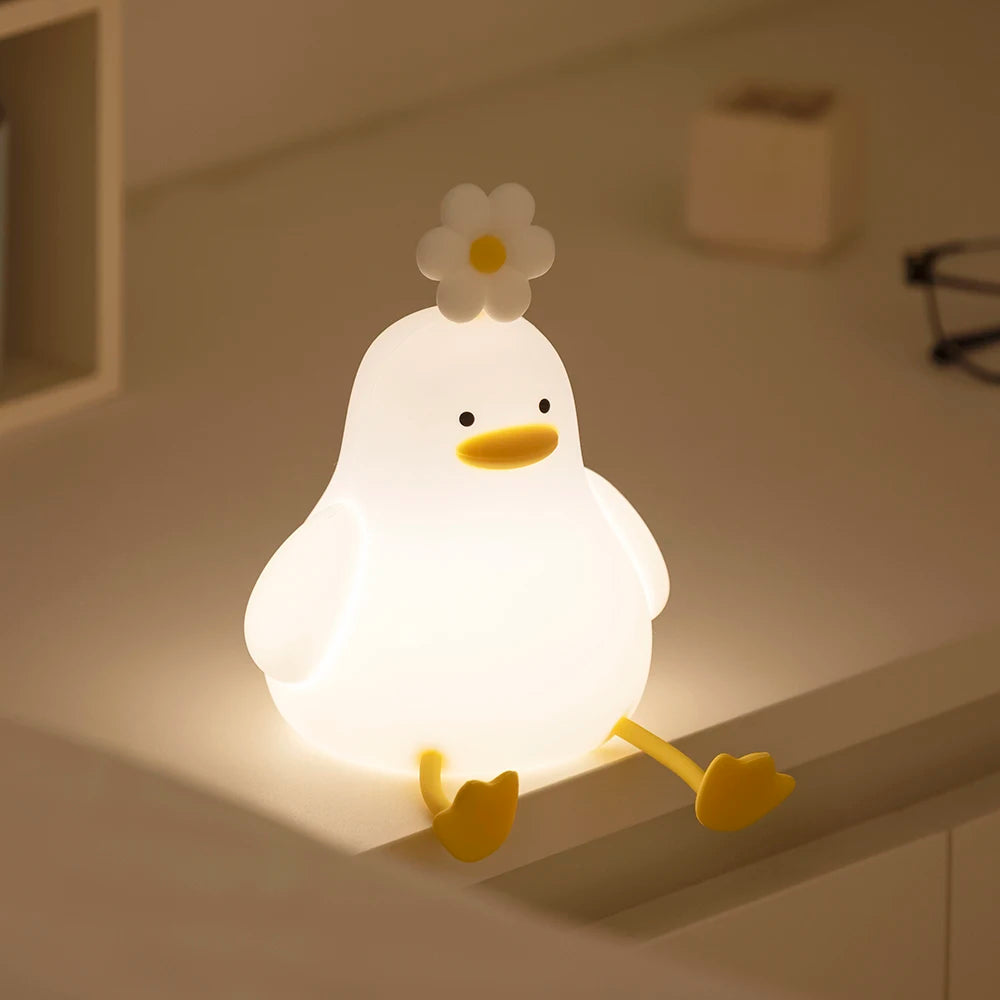 Blossom Duck Silicone Night Light