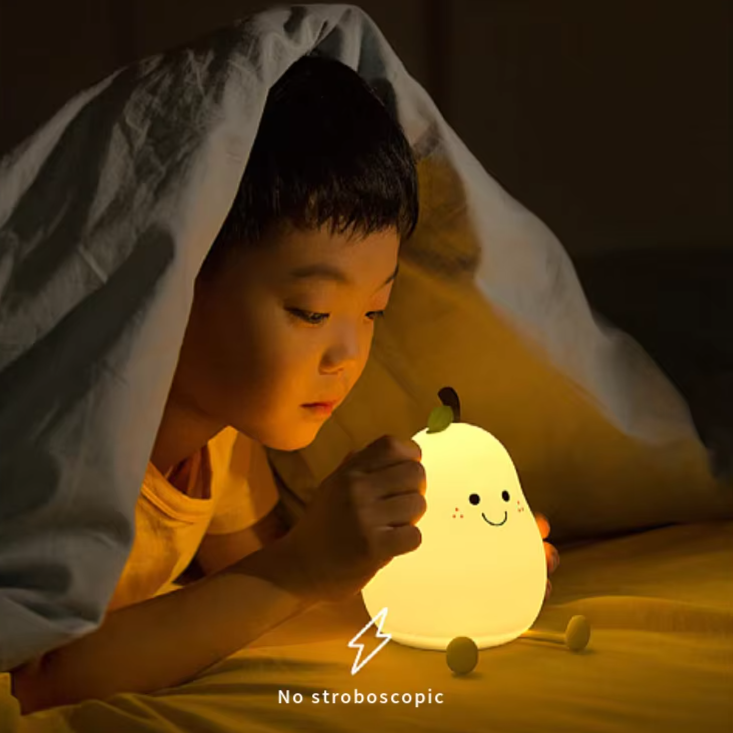 GlowPear RGB Silicone Night Light