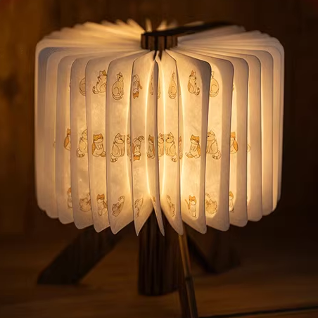 Folding Chinese-Style Nightlight – Elegant & Portable Design