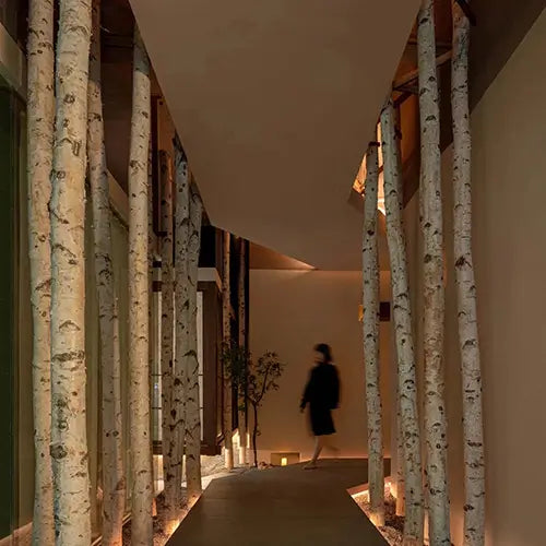 Luminara Birch Trunk Light