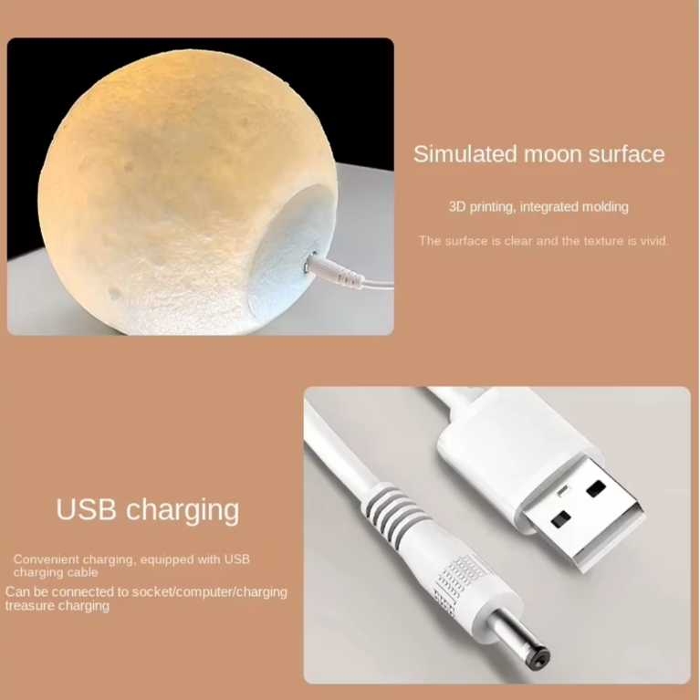 Lunar Embrace Sculptural Floor Lamp