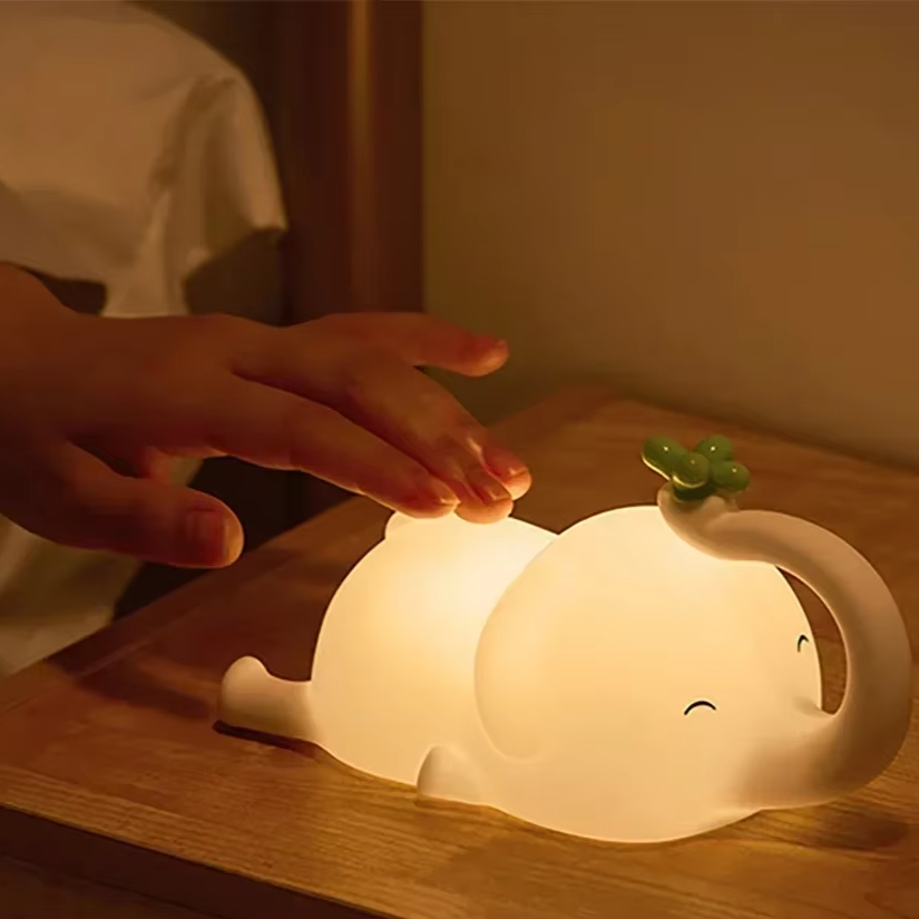 Trunky Touch-Sensitive Silicone Nightlight
