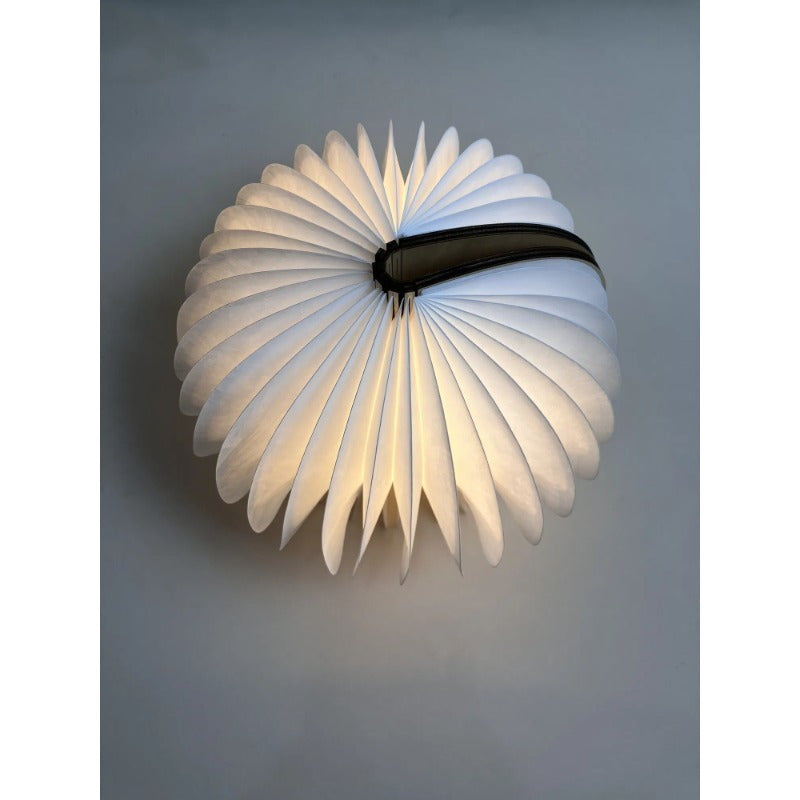 Natural Wood Foldable Mushroom Lamp | Rechargeable & Cordless
