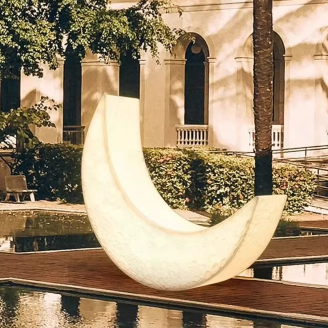 Crescent Moon Floor Lamp