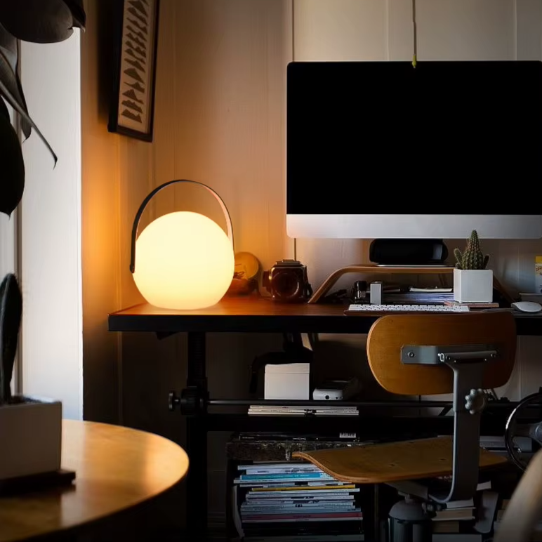 LUMINA GLOW – Portable Ambient Night Lamp with RGB Dimming