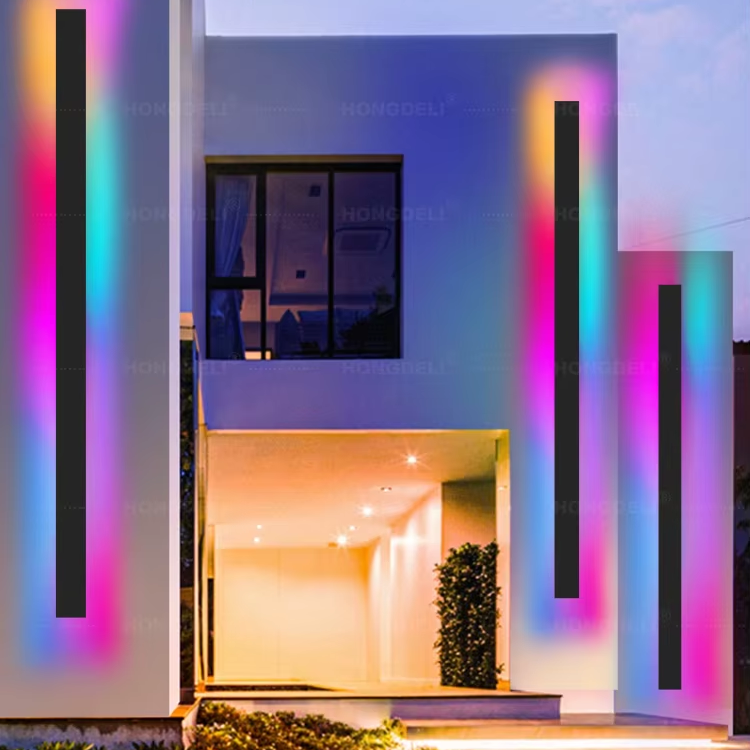 Luminous RGB Outdoor Wall Light