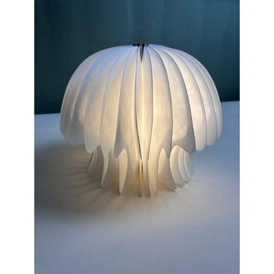 Natural Wood Foldable Mushroom Lamp | Rechargeable & Cordless